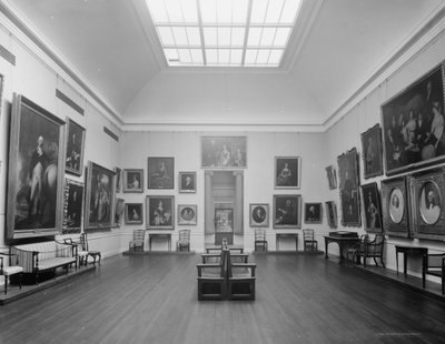Vroege Amerikaanse Kamer, Museum of Fine Arts, Boston, Massachusetts, ca. 1909-20 door Detroit Publishing Co.